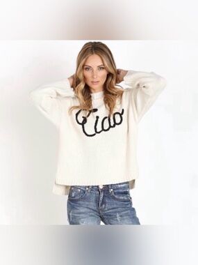 Wildfox Ciao Bella Sweater Size Medium
